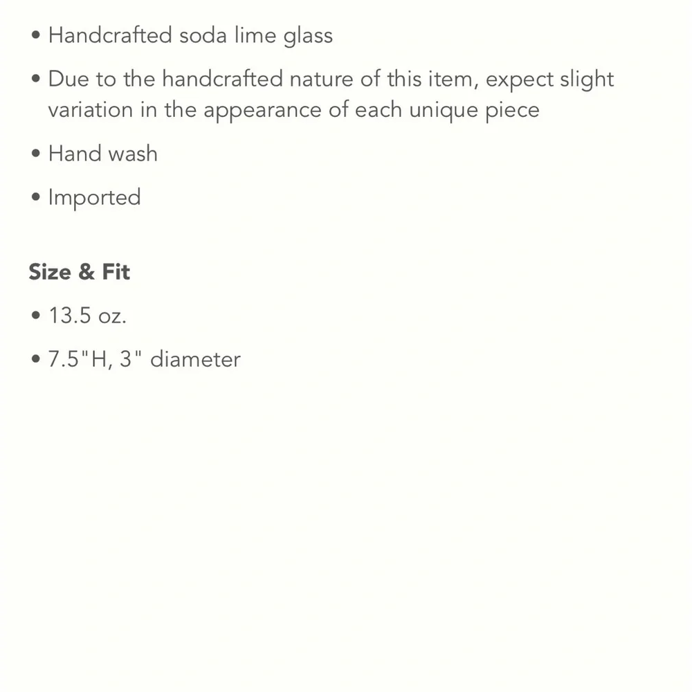 Turquoise Wine Glass from Anthropologie. - Picture 4 of 6